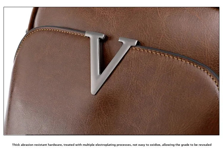 Fashionable High-Quality Leather Women's Backpack Casual Multifunctional Large Capacity Hot Sale Of The Season New Style Double