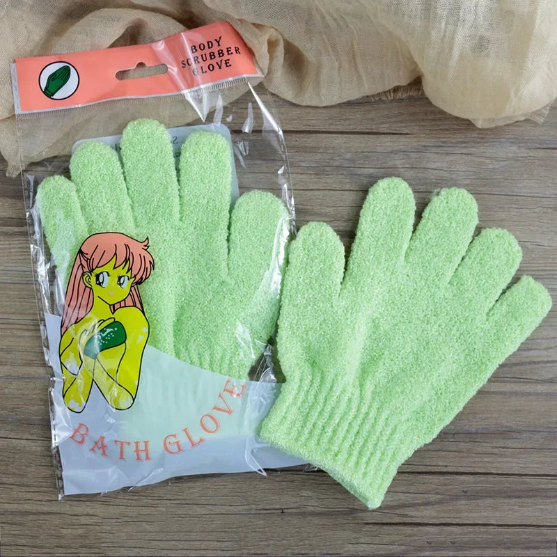 Body Cleaning Washcloth Soft Brush Home Hotel Bathroom Shower Ball Back Scrubber Set Exfoliating Skin Towel Bath Gloves