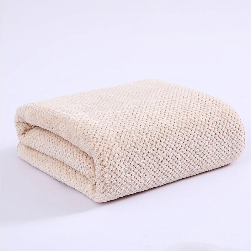 Coral Cloud Velvet Towel Thickened Bath Strong Water Absorption Microfiber Quick-drying Skin-friendly Face Wash Towel