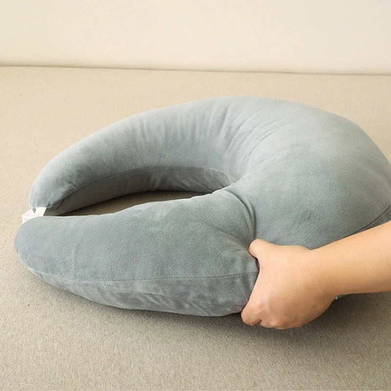 U-shaped Reading Pillow Ergonomic Waist Pillows Office Nap Pillow Sleeping Pillows  Sofa Surround Pillow Sitting Arm Support