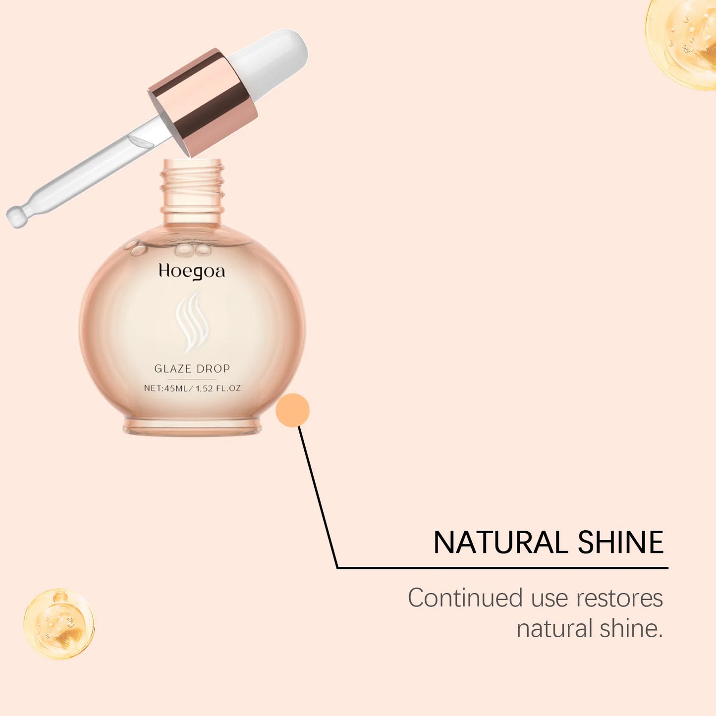 Hydrating Hair Serum for Frizzy Dry Damaged Split Ends Repair Vitamin E Smoothing Adds Shine Coconut Oil Keratin Hair Treatment
