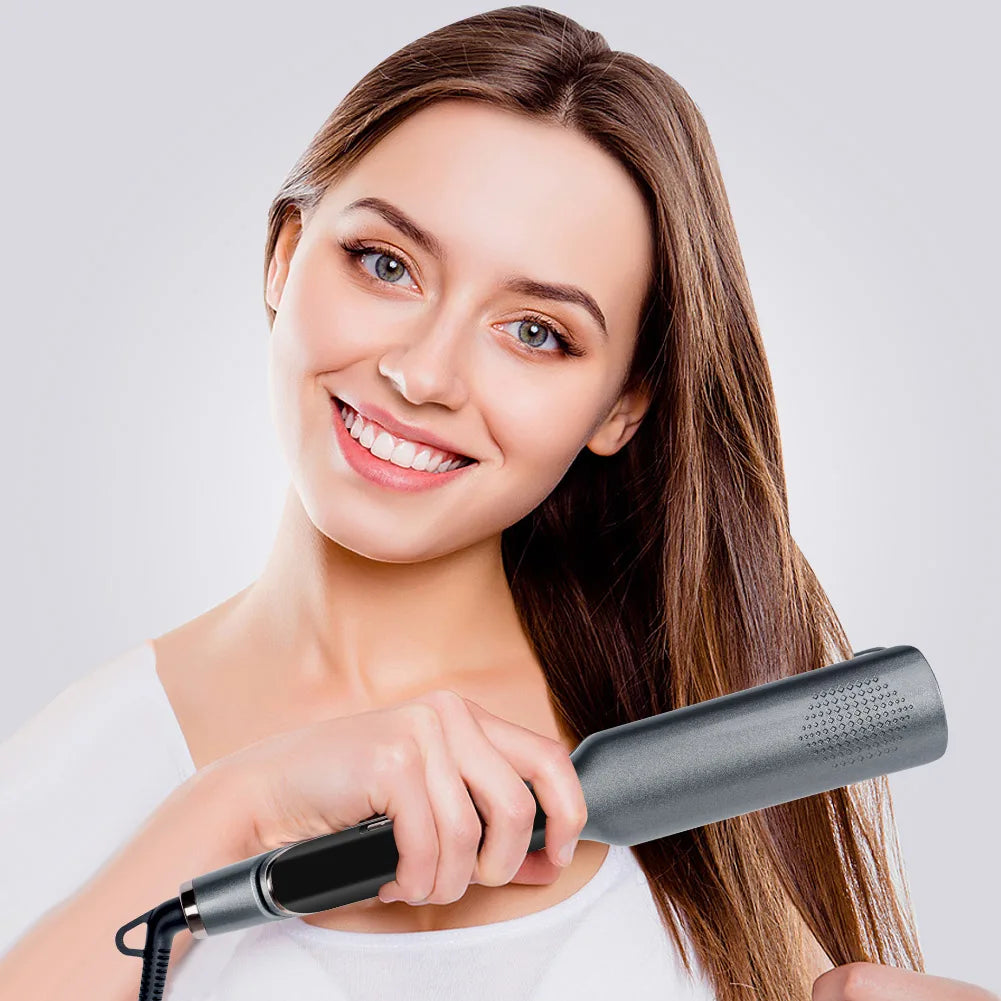 Hair Straightener 13 Gears Adjustable Temperature 2-in-1 Professional Flat Iron Fast Warm-up Styling Tool For Wet or Dry Hair
