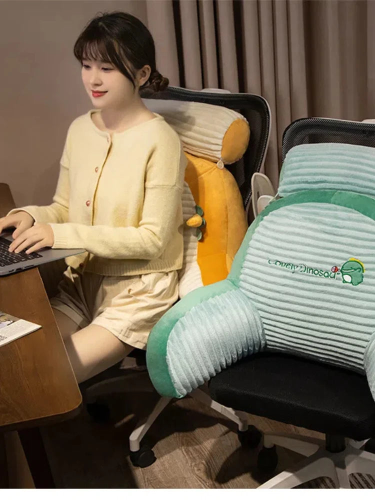 Dormitory Bed Reading and Playing Sofa Waist Support Office Bedside Cushion Large Pillow Backrest Bedside Pillow Cartoon Cute