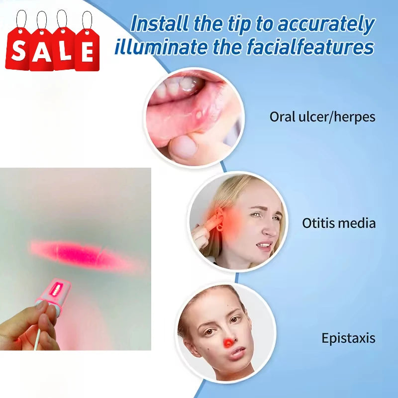 Red Light Therapy for Gum Sensitivity Professional Device for Inflammation Relief & Oral Health Improvement