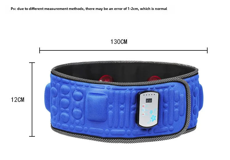 Bestseller Intelligent Vibration Massage Belt Waist Massager Hot Compress Moxibustion Lazy Body Fat Remover