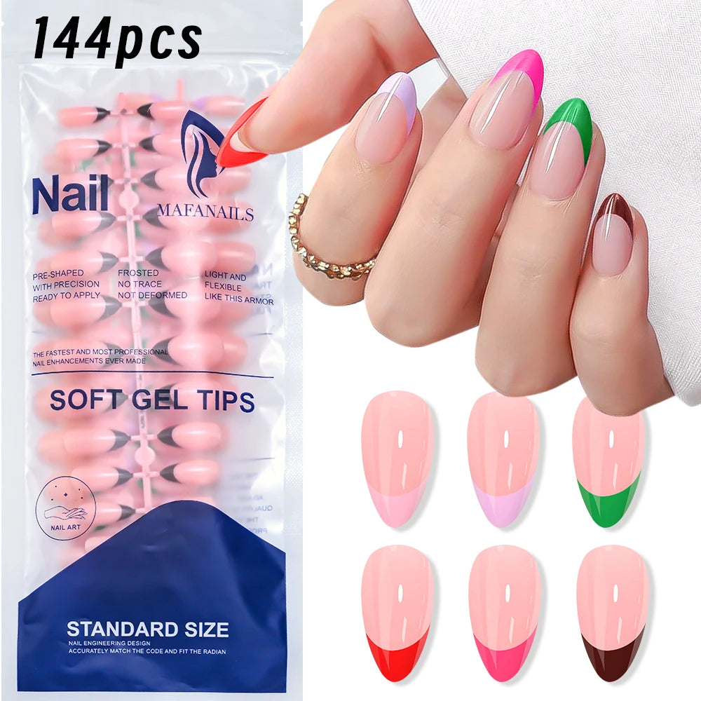 120Pcs Y2k Star Leopard Print Long Stilettos False Nails 5-Styles Pink/Blue Glossy Acrylic Press on nails Full Cover Fake Nails_