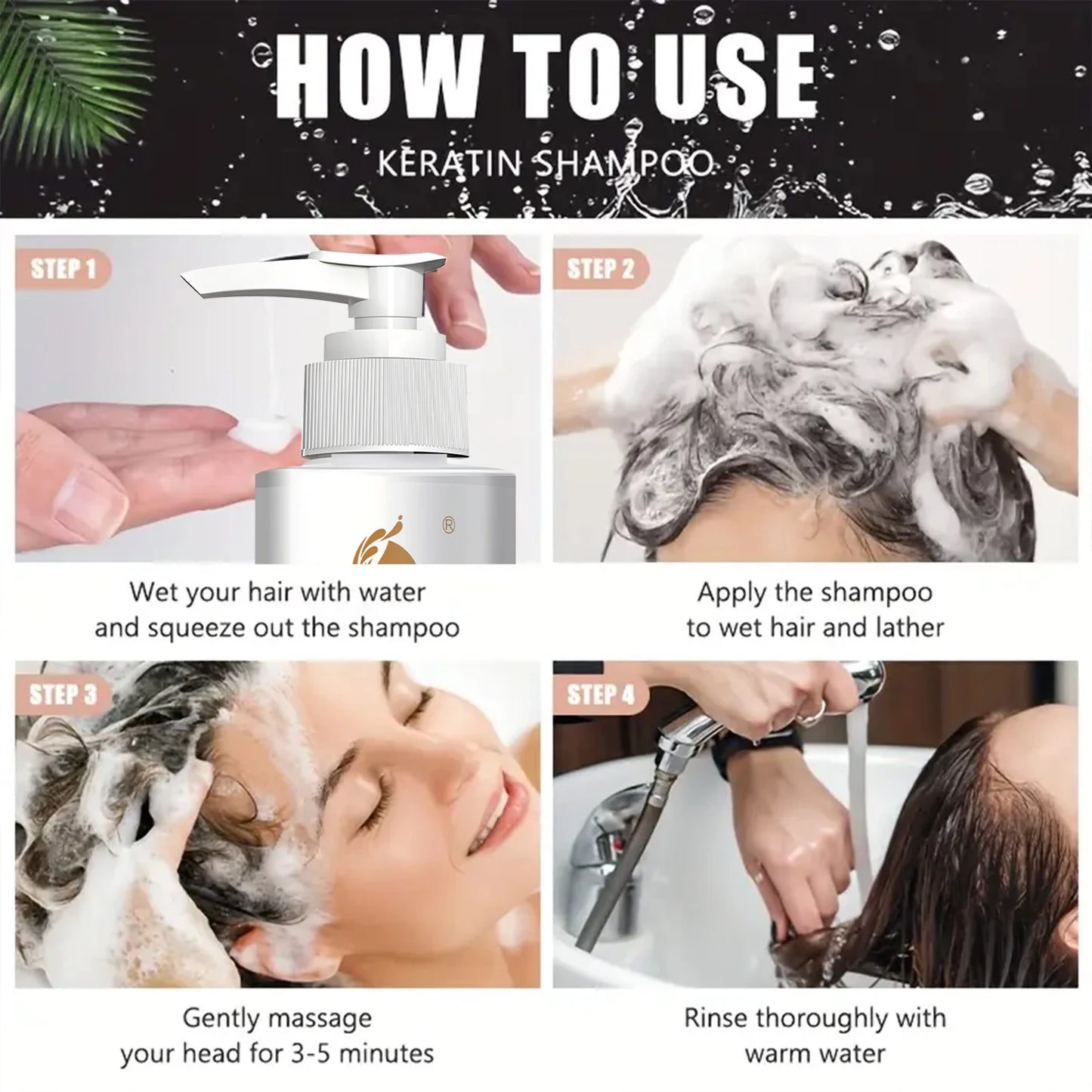 Shampoo alla Cheratina e Collagene