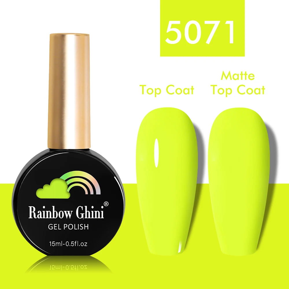 Rainbow Ghini 15ml Glitter Dark Red Gel Nail Polish Semi-Permanent Varnish UV Pale Red Nail Gel Art Supplies for Professionals