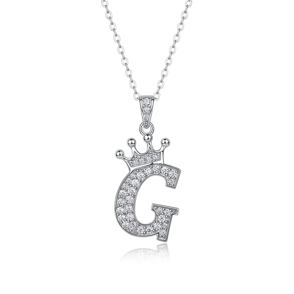 Collana con Lettere dell'Alfabeto in Moissanite D Color VVS1 Certificata