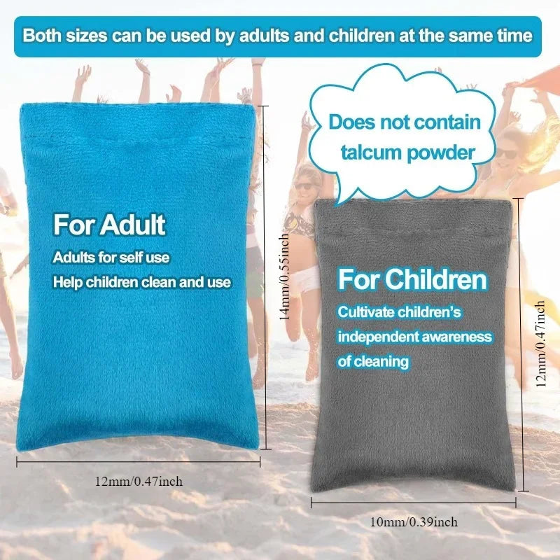 Sand Remover for Beach Sand Removal Bags Beach Vacation Camping Essentials Camping Equipment Hiking Accessories