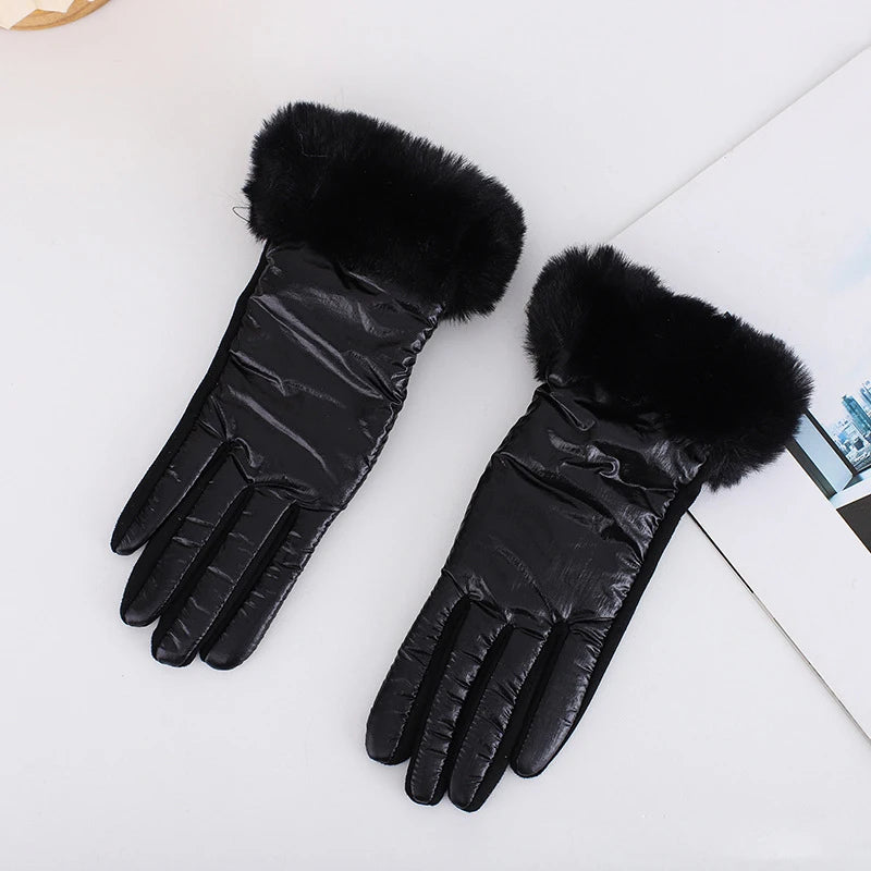 Guanti Touch Screen in Camoscio e Raso