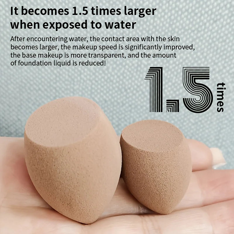 35Pcs Pro Sponge Set-Hydrophilic Latex-Free Blenders for Foundation/Concealer/Contour | Pore-Blurring Travel Kit All Skin Types
