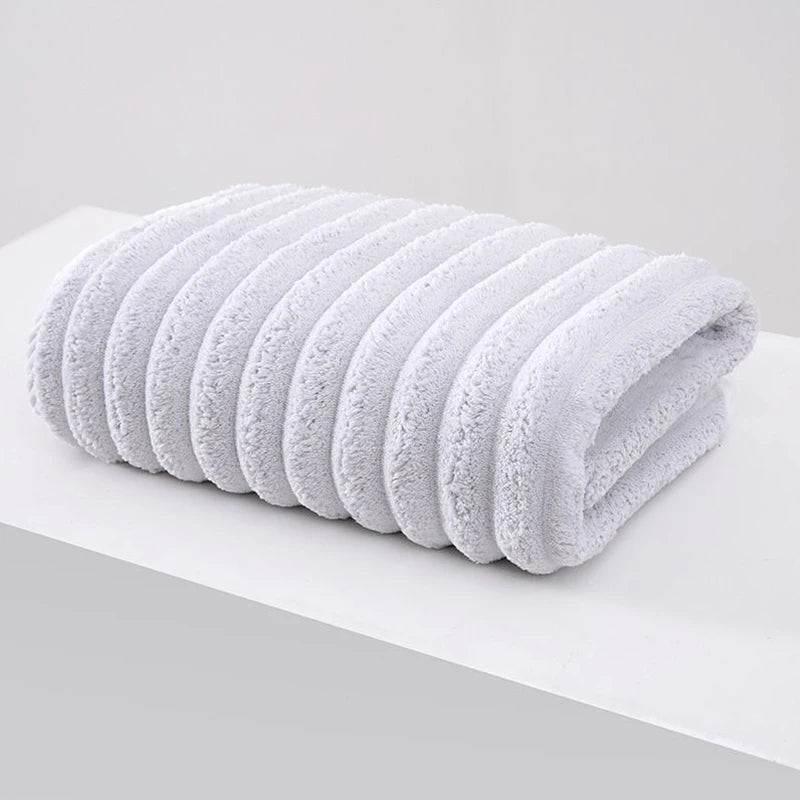 Coral Cloud Velvet Towel Thickened Bath Strong Water Absorption Microfiber Quick-drying Skin-friendly Face Wash Towel