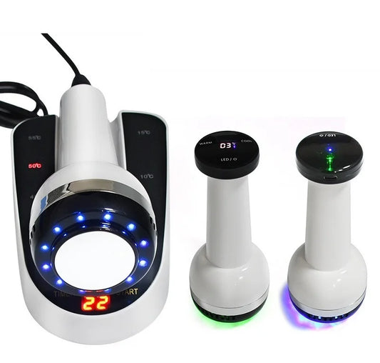 Hot And Cold Beauty Skin Body Facial Massage Machine Red Light Therapy cold hammer