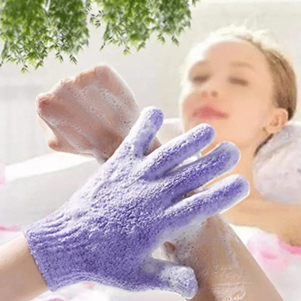Body Cleaning Washcloth Soft Brush Home Hotel Bathroom Shower Ball Back Scrubber Set Exfoliating Skin Towel Bath Gloves