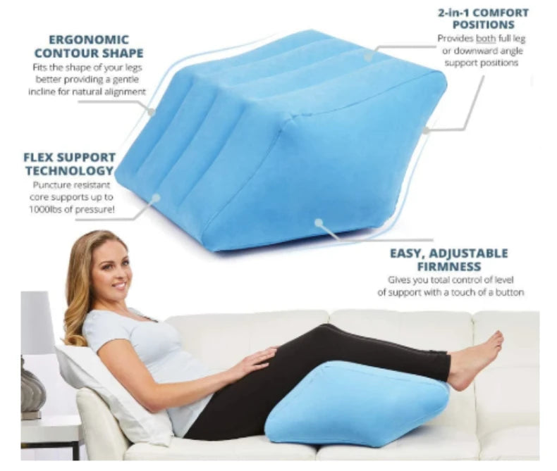 U-Shaped Side Sleepers Pillow Neck Back Pain Relieve Health Cushion Spine Protection Pillow Side Pillow Inflatable Leg Pillow