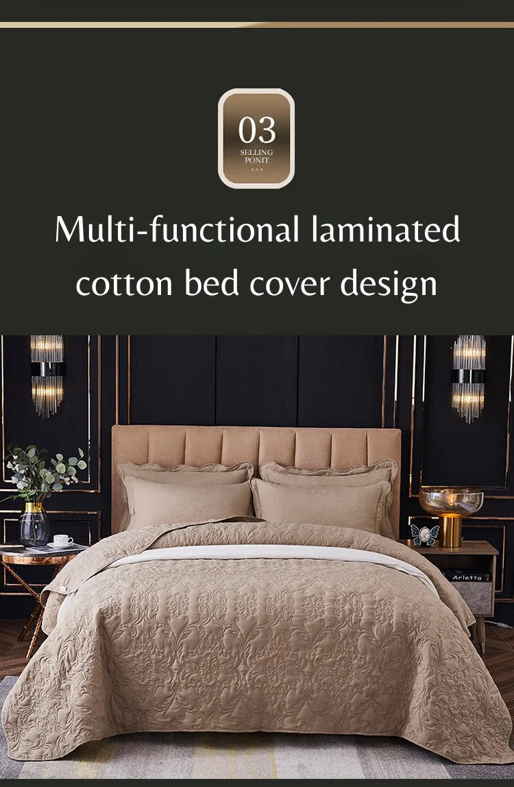 Summer Ultrasound Double King Queen Size Bedspreads Machine Washable Bed Cover Summer Soft Skin-friendly Blankets and Bedspreads