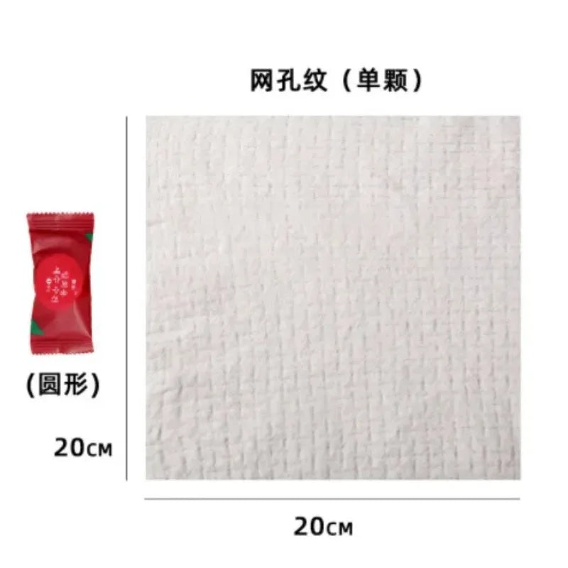 20Pcs Disposable Travel Towels Compressed Facial Wipe Portable Trip Essential Quick-Drying Towel Mini Package Home Accessories