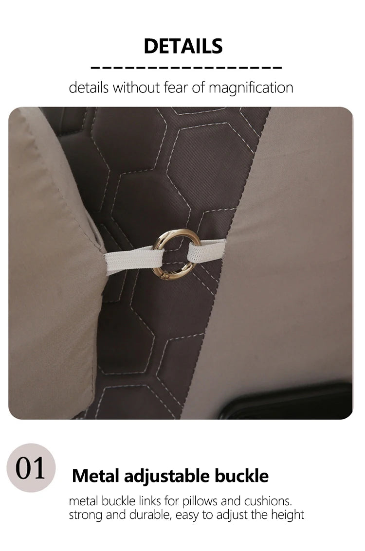 Triangle Reading Pillow Big Wedge Adult Backrest Cooling Latex Cushion Decorative Pillows for Bed Decor Cushion for Sofa