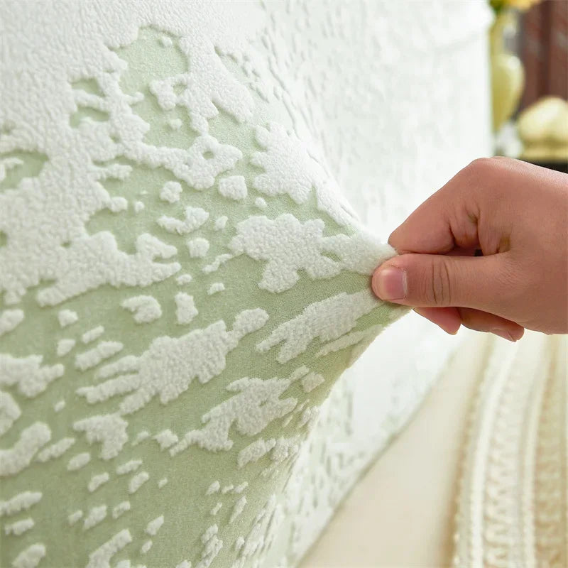 Luxury Jacquard Headboard Cover Bedroom Stretch Bedhead Slipcovers Anti-dirty Bed Back Protector Dustproof Covers for Home Hotel