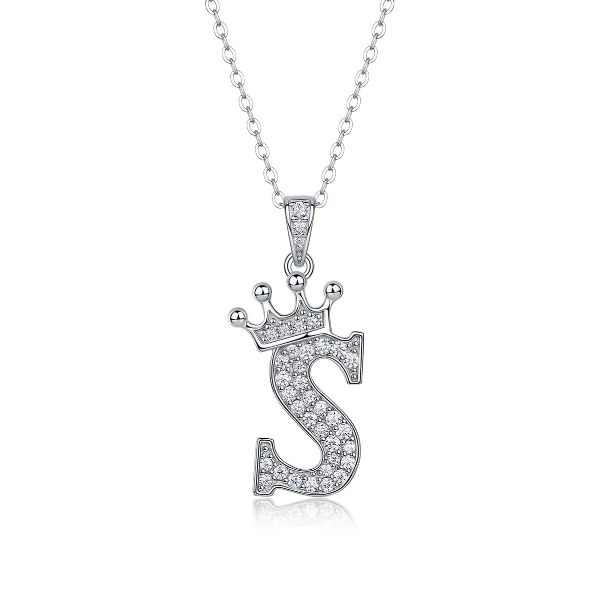 Collana con Lettere dell'Alfabeto in Moissanite D Color VVS1 Certificata