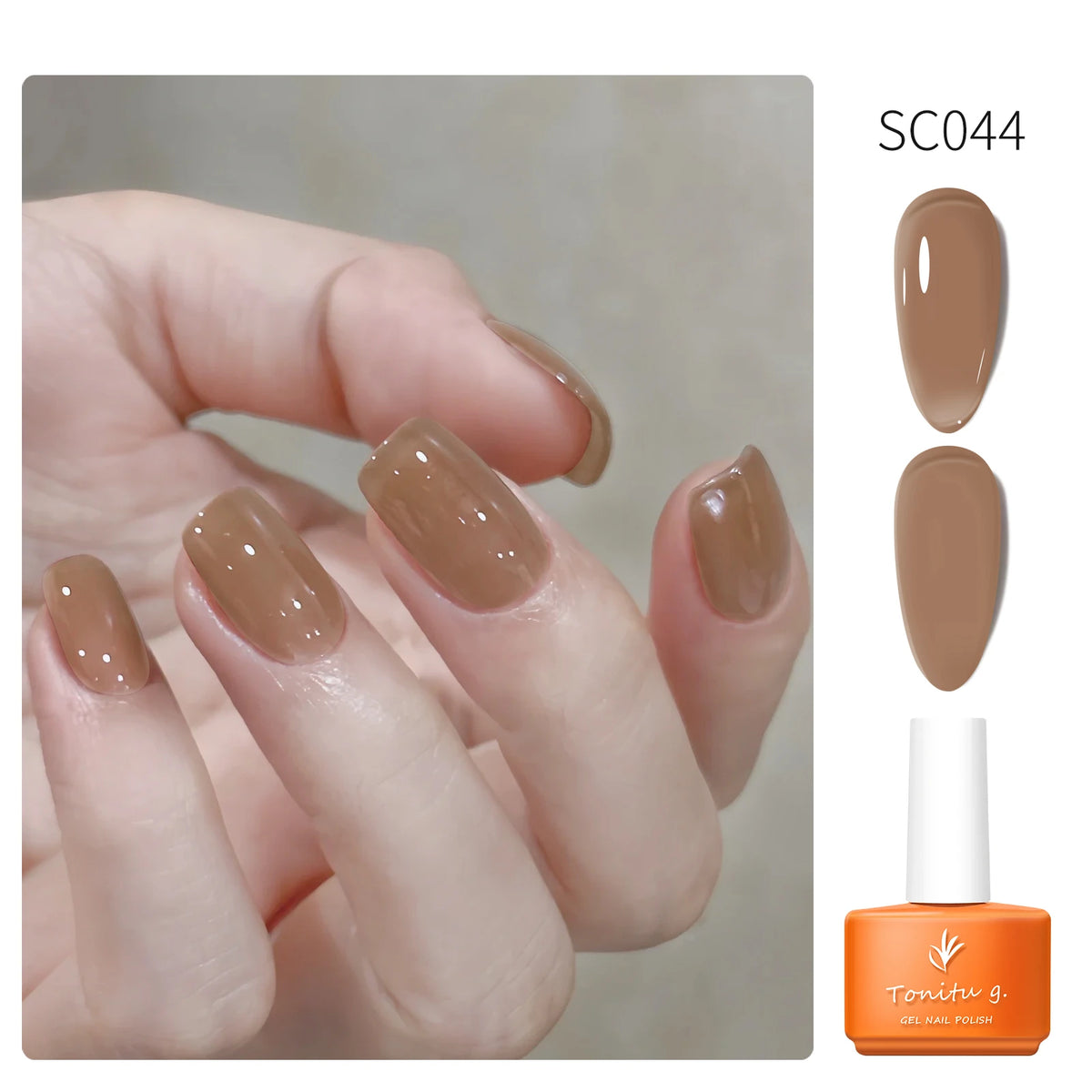 Tonitu G 7ml Semi-permanent Jelly Gel Nail Polish 59 Colors Natural Transparent  Summer Nails Art Soak Off  UV LED Gel  Varnish