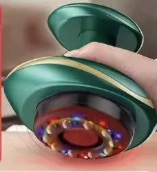 Electric Vacuum Cupping Massage Device LCD Display Heating Scraping Suction Cups Gua Sha Scraping Tool  Relieve Muscles Soreness