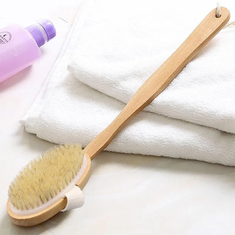 Detachable Shower Brush for The Back Bathroom Brush Back Dry Brushing Body Body Exfoliating Massage Shower