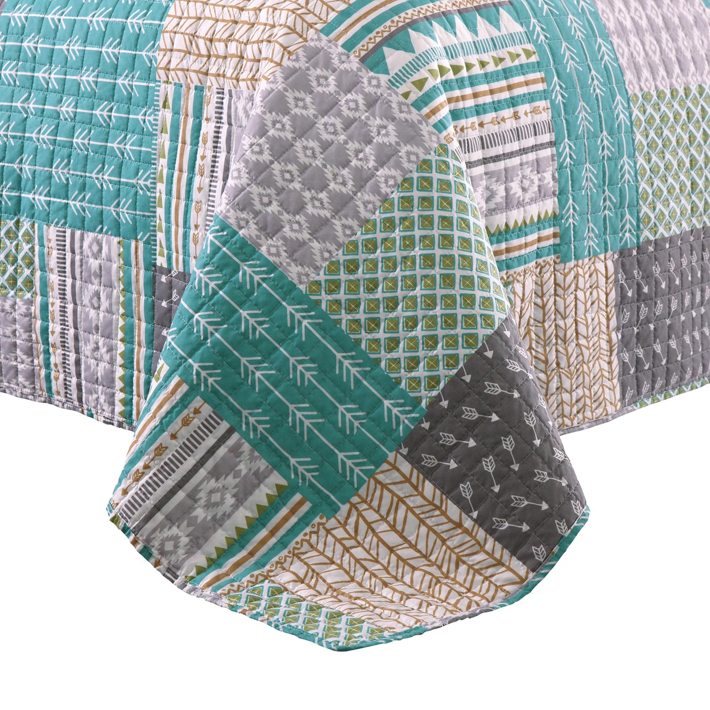 150*200/220*240/170*210/240*260cm Skin-friendly Bedspread Quilted Patchwork Bed Throw  Blanket Lightweight Comfortable Coverlets