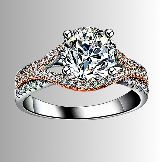 Solitaire “Unbreakable Bond” Two carats of Elegance