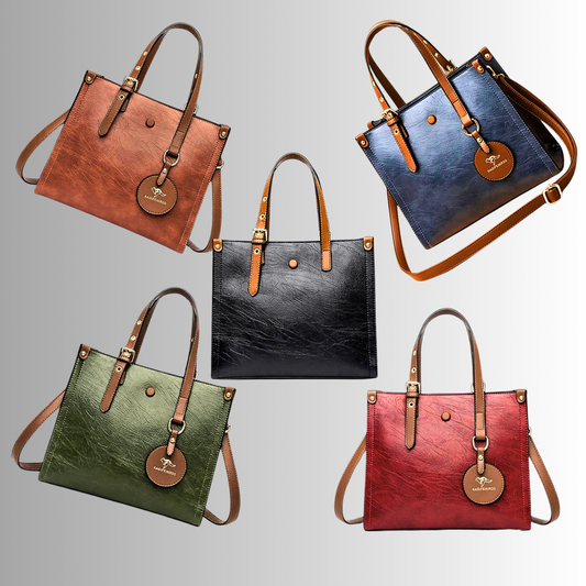 3-Layer Cowhide Leather Bag