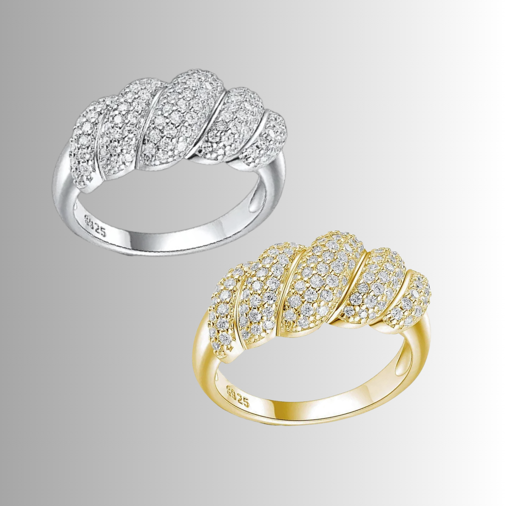 Fascia a Pavè con Moissaniti per ct 1,28