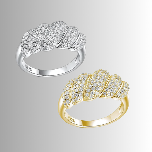 Fascia a Pavè con Moissaniti per ct 1,28