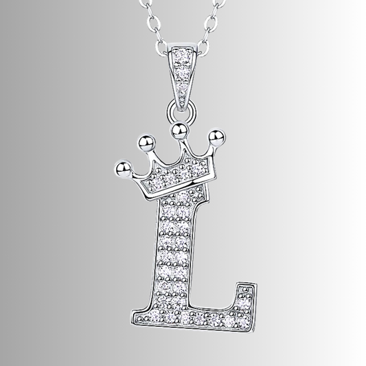 Collana con Iniziali in Moissanite