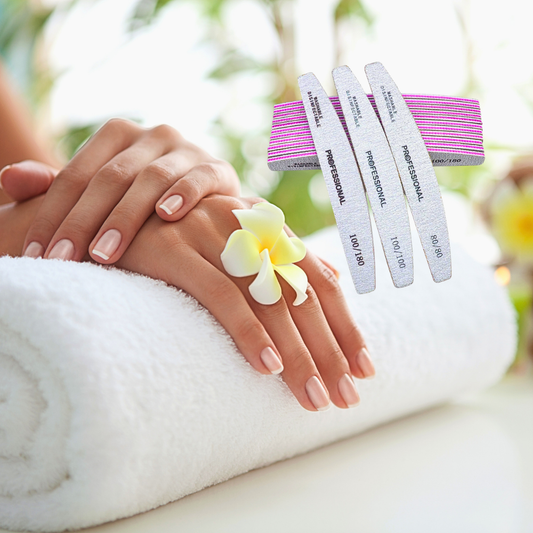 Set di 10 Limette per Manicure e Pedicure