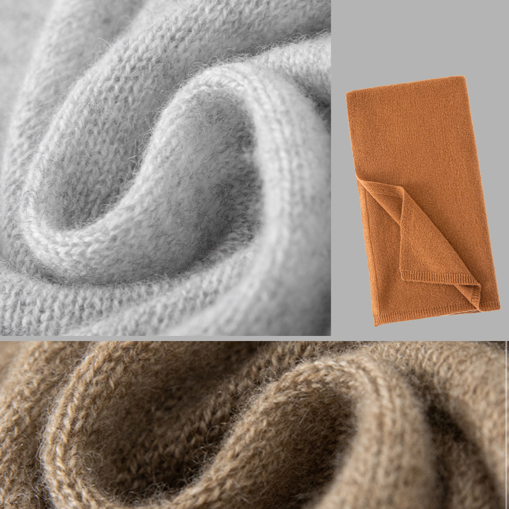 Sciarpa in Puro Cashmere in Tinta Unita
