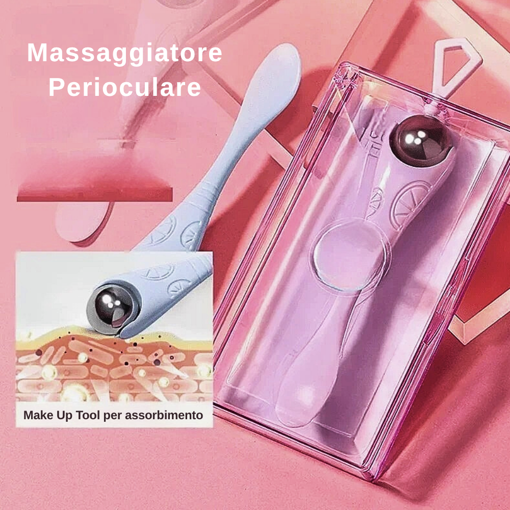 Rullo per Massaggio Perioculare 2 in 1