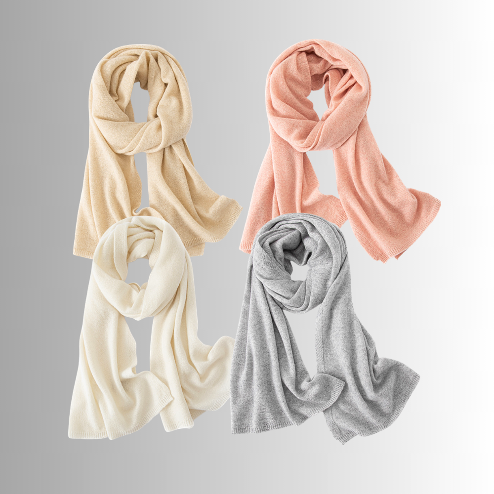 Sciarpa in Puro Cashmere in Tinta Unita