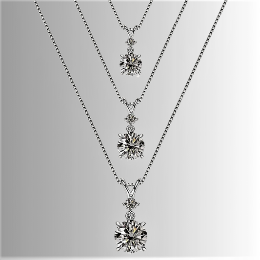 Collana "Sole e Stella" – Doppia Brillantezza, Un’Unica Eleganza