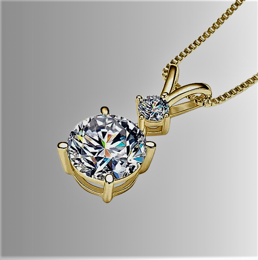 Collana "Sole e Stella" – Doppia Brillantezza, Un’Unica Eleganza