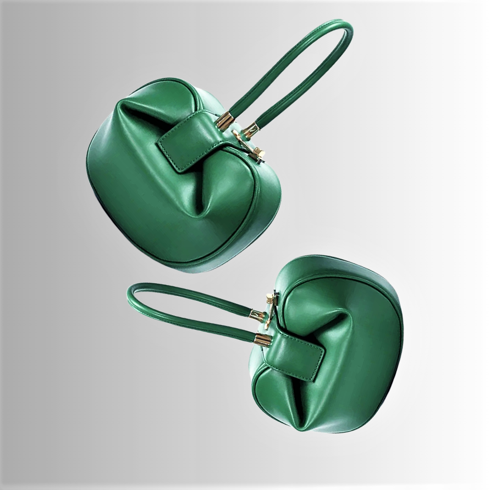 Mini Bag in Pelle di Vitellino a Doppio Strato