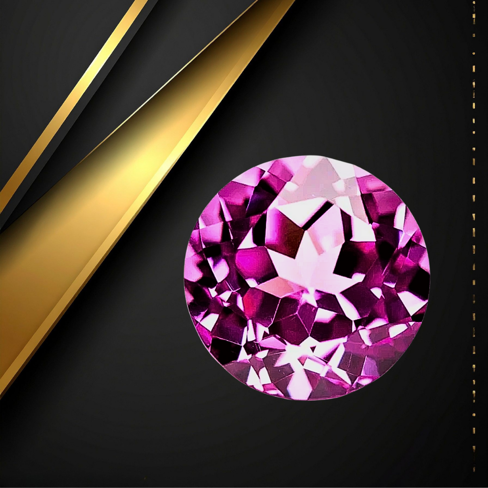 Zaffiro Rosa Lab Grown Taglio Brillante