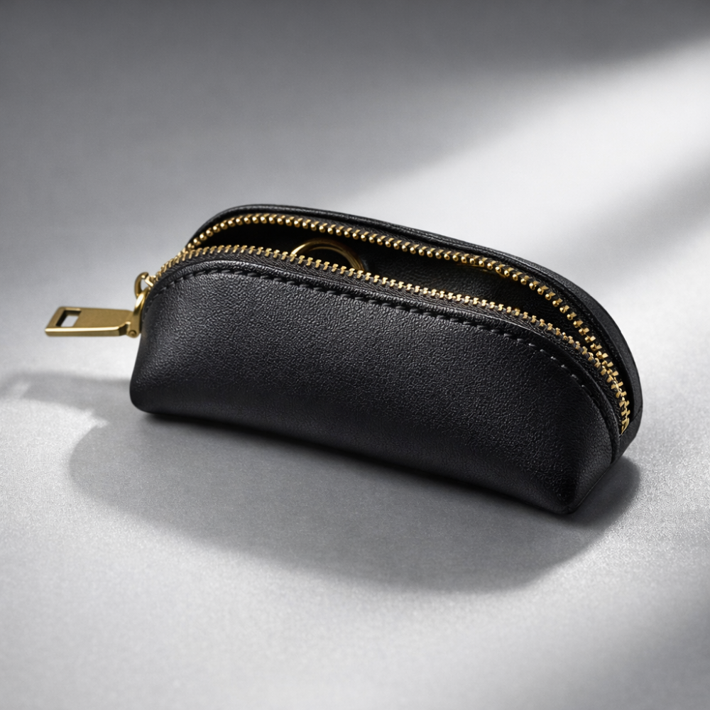Portachiavi a Pochette in Pelle di Vitellino