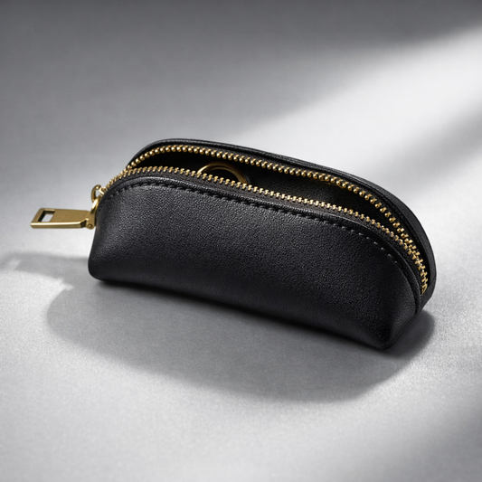 Portachiavi a Pochette in Pelle di Vitellino