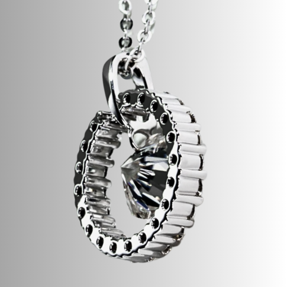 Collana con Ciondolo di Moissaniti per ct 3,79