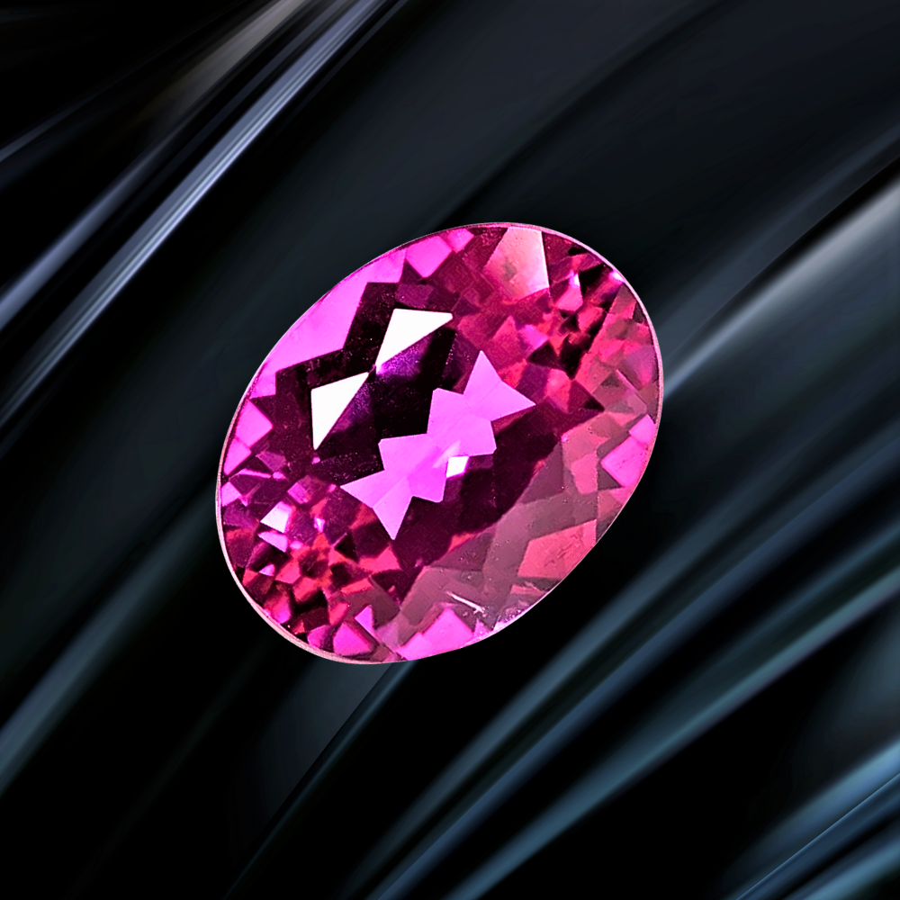 Zaffiro Rosa Lab Grown Taglio Ovale