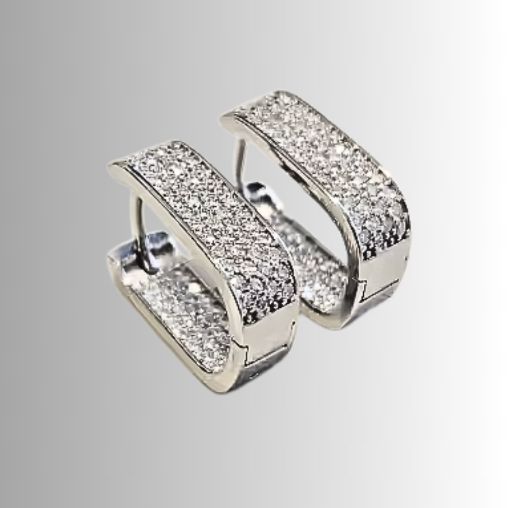 Orecchini con Pavè di Moissaniti per ct 0,92