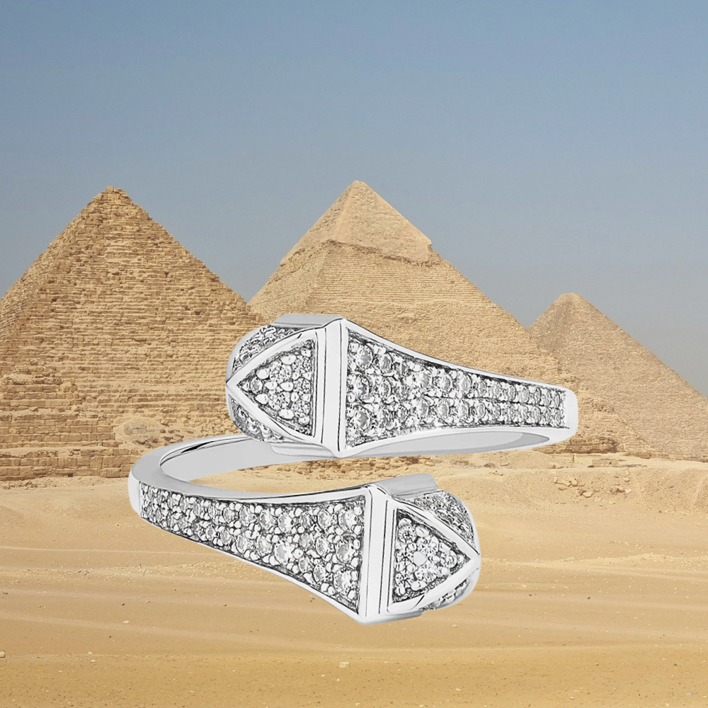 Anello Contrariè con Moissaniti D Color